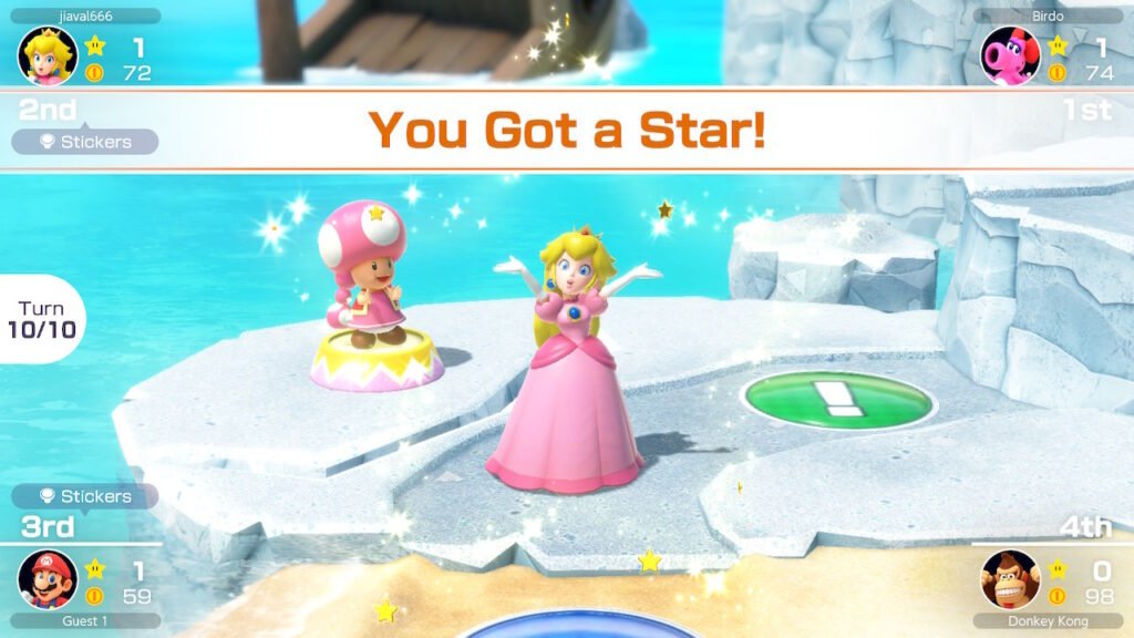 Mario Party Superstars Princess Peach and Toadette